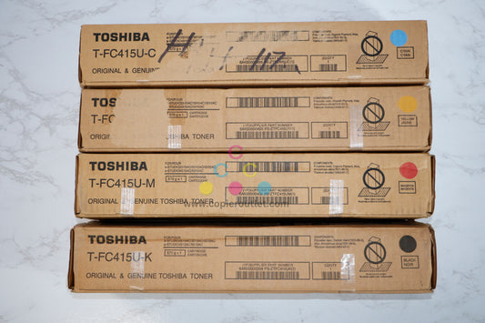 Cosmetic Toshiba eSTUDIO 2515AC,3015AC,3515AC CMYK Toner Set T-FC415U-C,M,Y,K