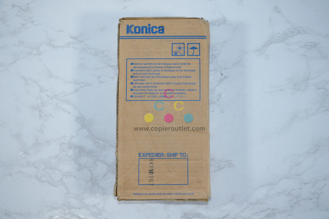 Konica Minolta 947-611 Black Developer For Konica 6192/6190/5370/5470/6190M/5370M