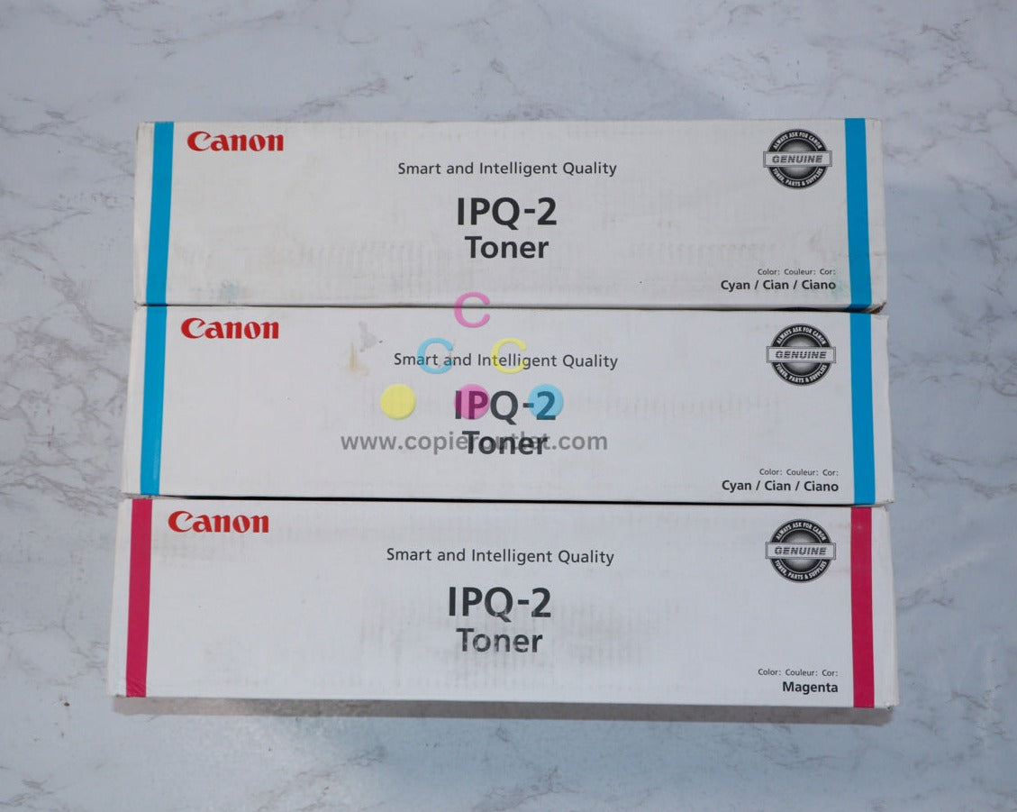 3 New OEM Canon imagePRESS C6000,C6010,C7000,C7010 CCM Toner Cartridges IPQ-2