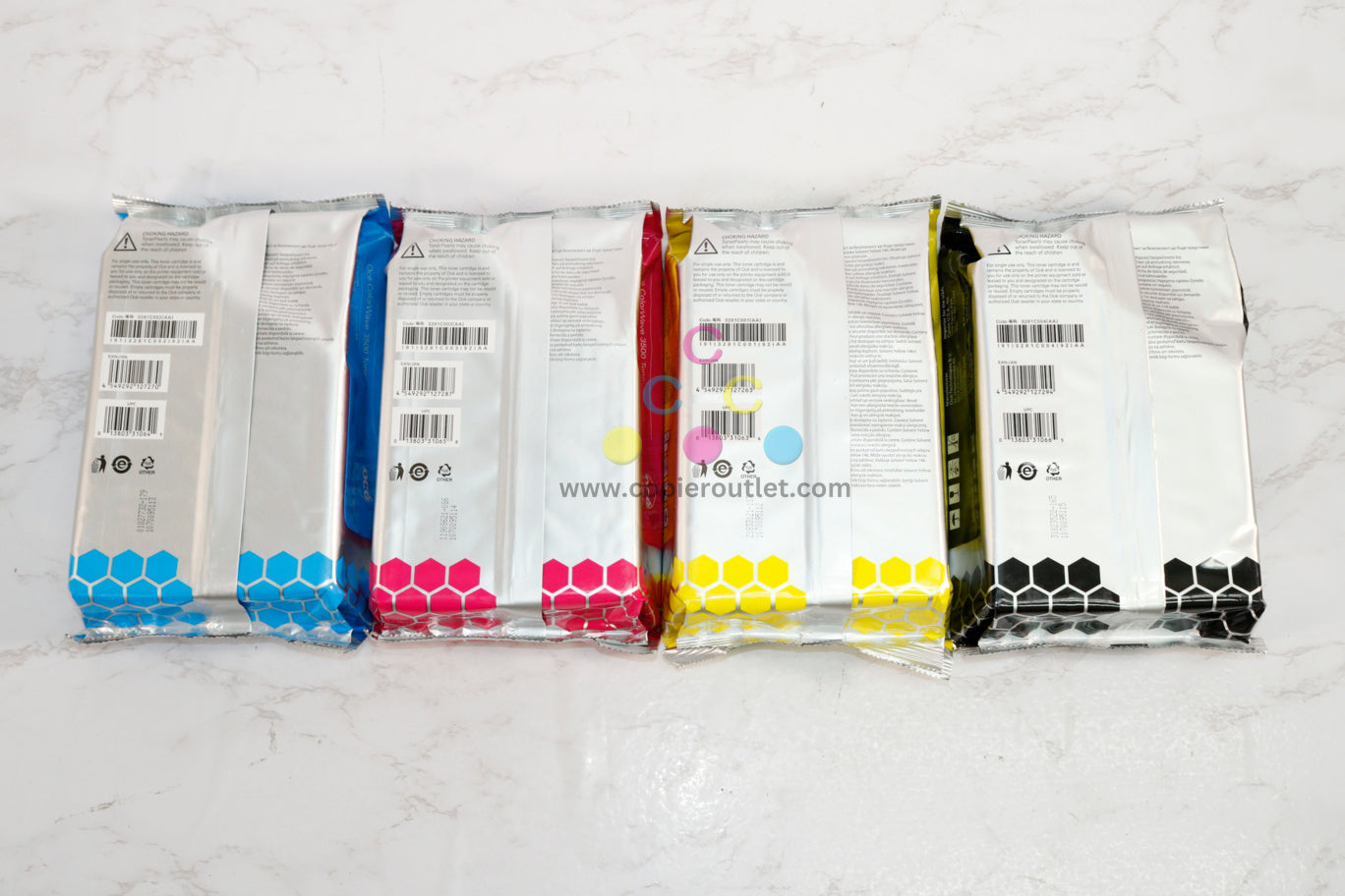 4 OEM Oce/Canon ColorWave 3500 CMYK Toner Pearls 1070095112,95113,95114,95115