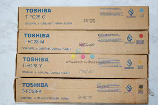 4 Open OEM Toshiba eSTUDIO 2330C, 2820C, 3530C, 4520C, T-FC28 CMYK Toners