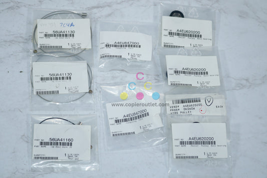 Lot of 9 New OEM Konica Minolta bizhub PRO 951, Miscellaneous Maintenance Parts