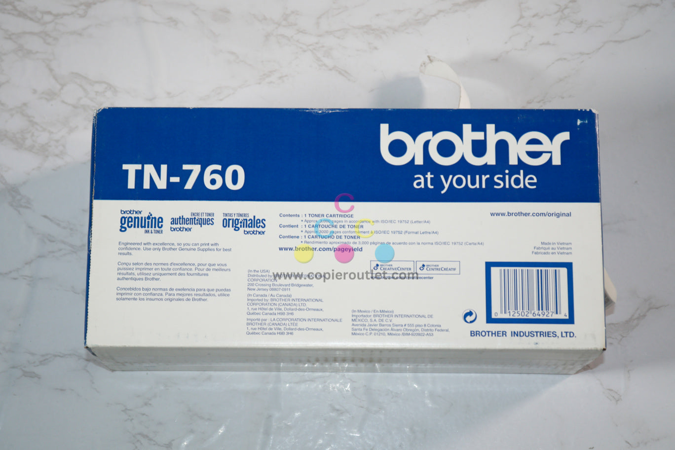 OEM Brother DCP-L2550DW,HL-L2350DW Black Toner TN-760 (Partially Open)