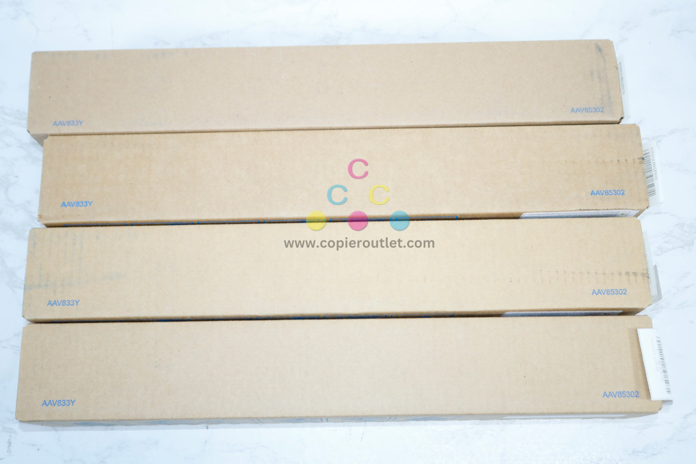 Lot of 4 OEM Konica Minolta BH C250i/C300i/C360i Magenta TN328 Low Yield Toner