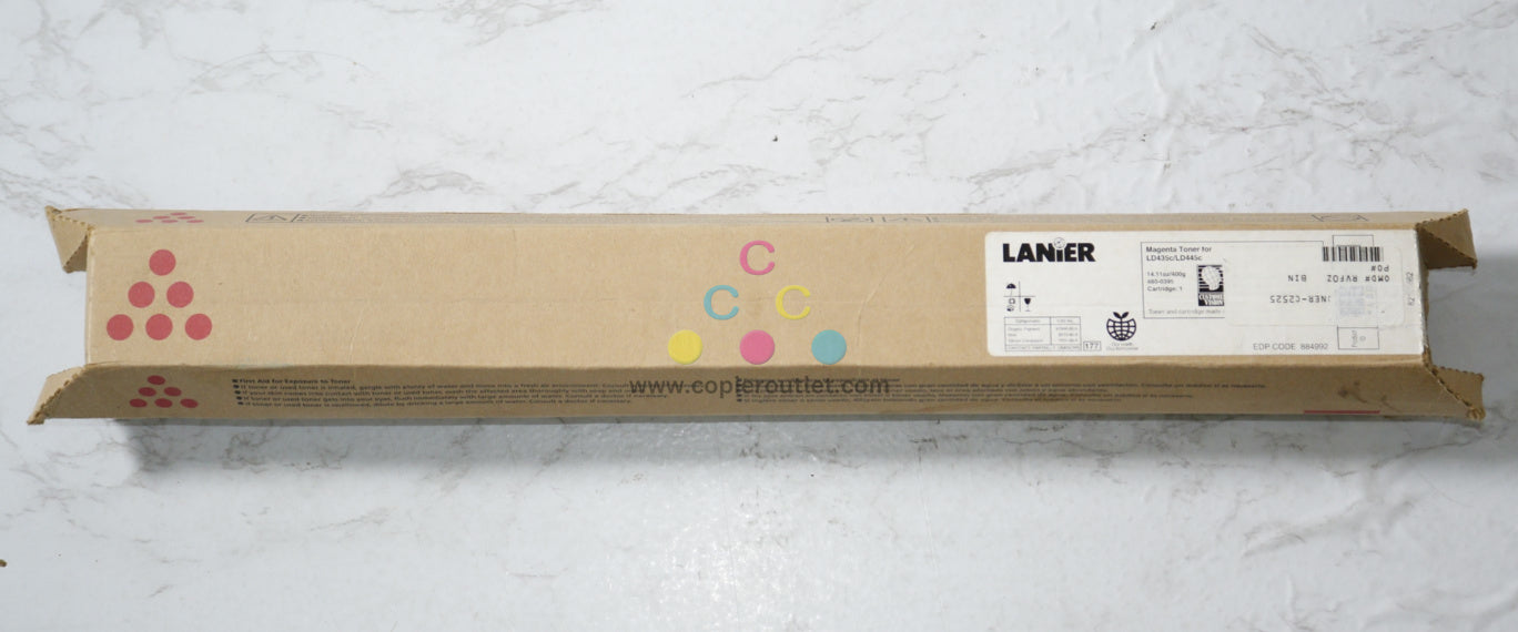 New OEM Lanier LD435C, LD445C, MPC2000 Magenta Toner Cartridge 884992