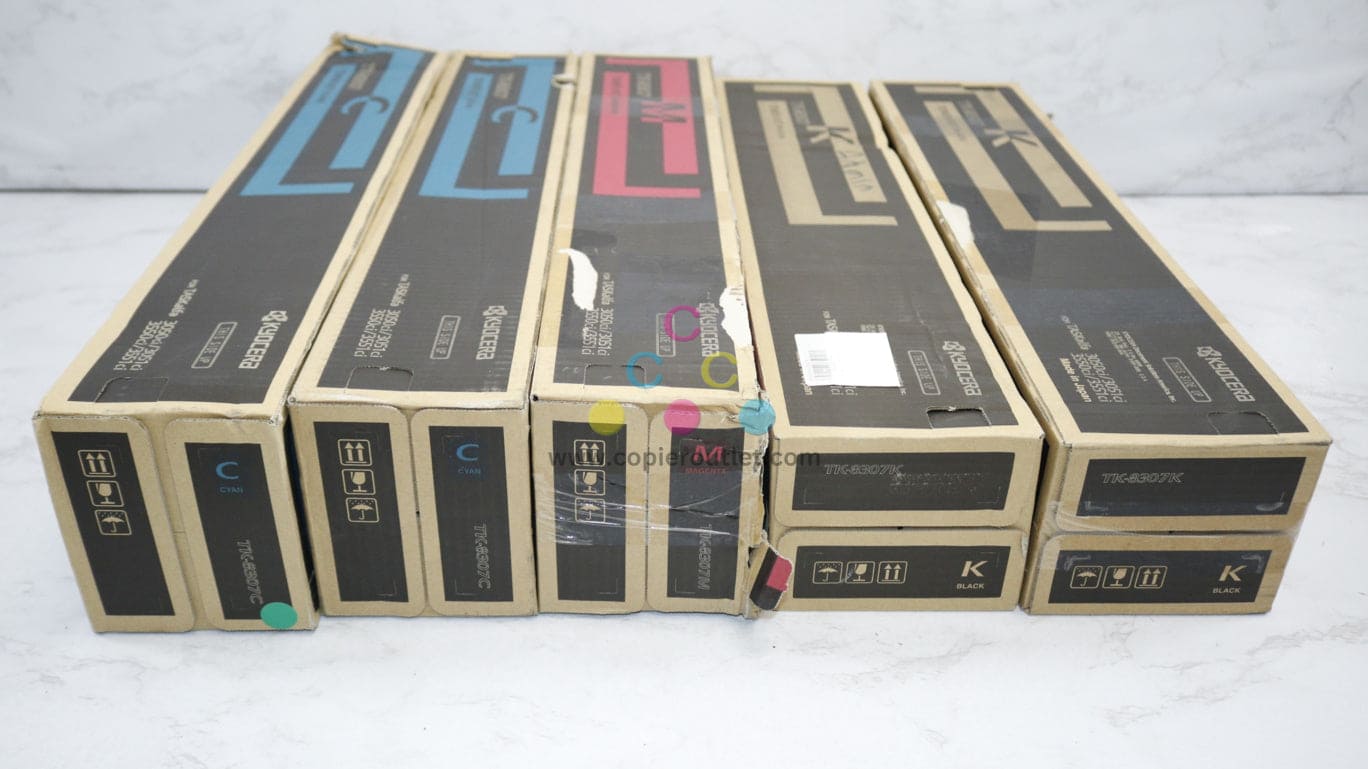 5 OEM Kyocera TASKalfa 3050ci,3051ci,3550ci,3551ci CCMKK Toners TK-8307(TK-8309)
