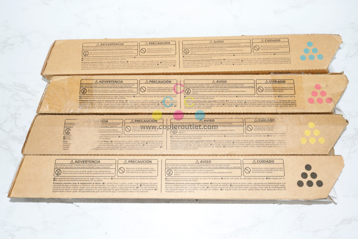 4 Cosmetic OEM Ricoh MPC4502,C4502A,C5502 CMYK Toner 841751,52,53,54