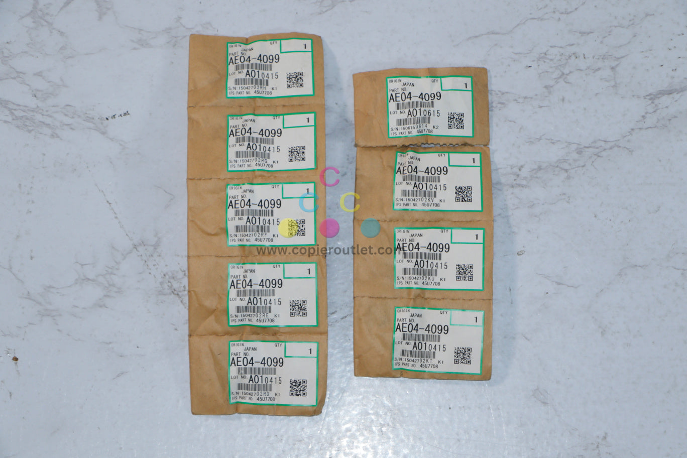 9 OEM Ricoh 4000,4001,4002,5000,5001 Fuser Picker Fingers AE04-4099, AE044099