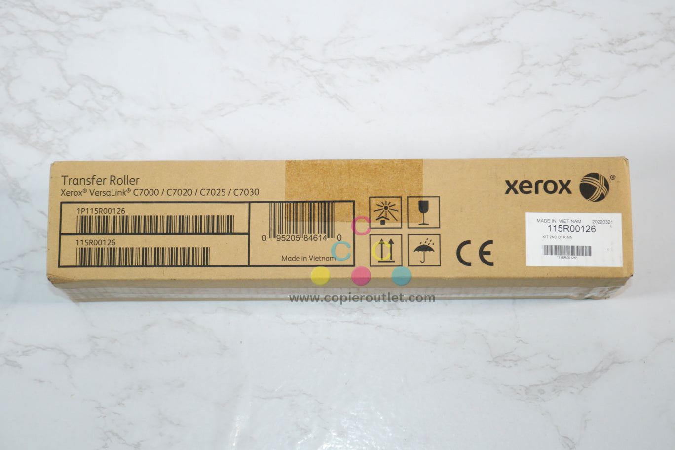 Genuine Xerox 115R00126 2nd BTR Transfer Roller VersaLinkC7000 C7020 C7025 C7030