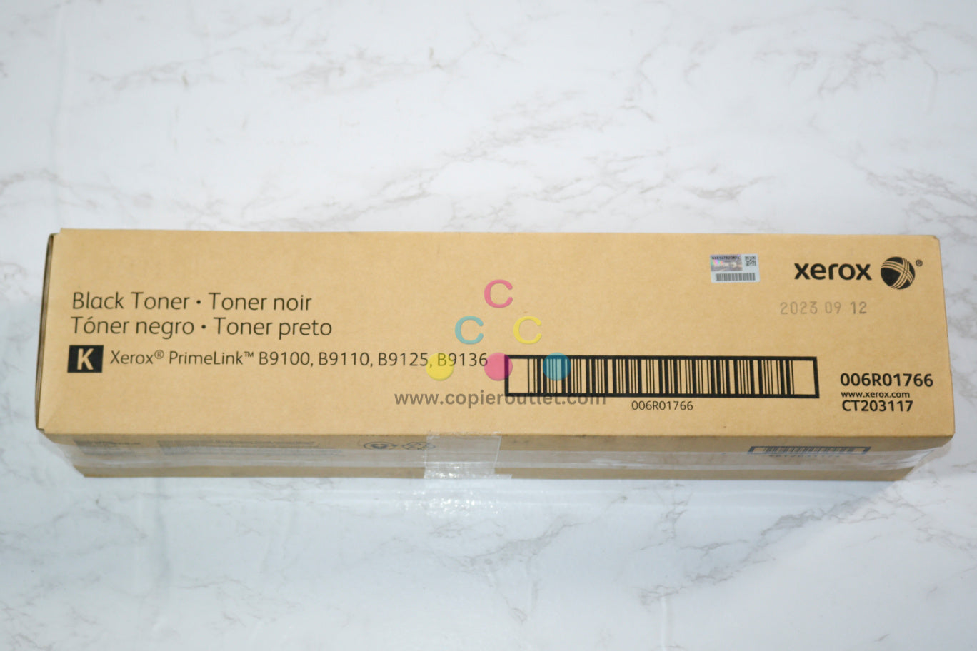 New OEM Xerox PrimeLink B9100,B9110,B9125,B9136 Black Toner Cartridge 006R01766