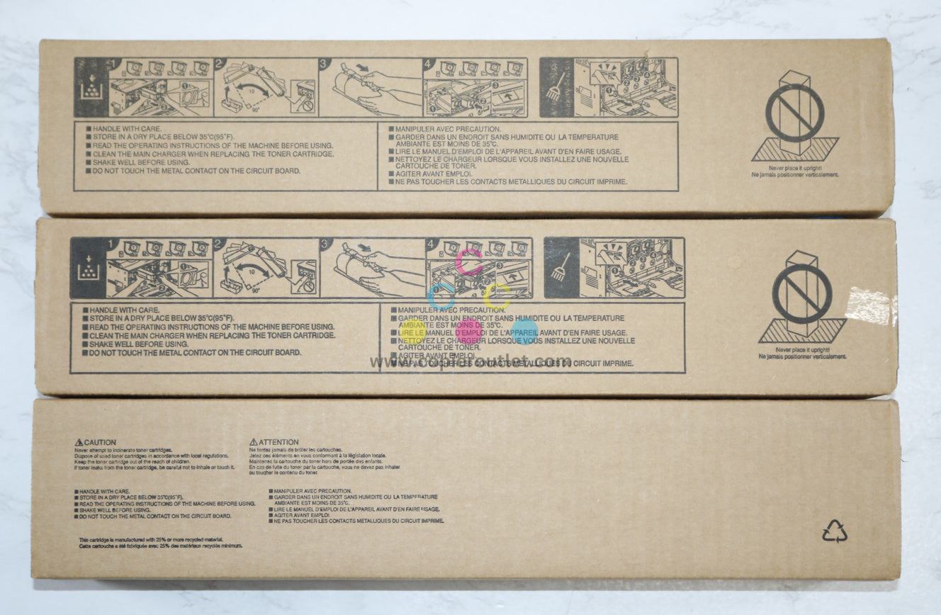 3 OEM Toshiba eStudio 2515AC,3015AC,3515AC,4515AC CMY Toner T-FC415U (Open Magenta)