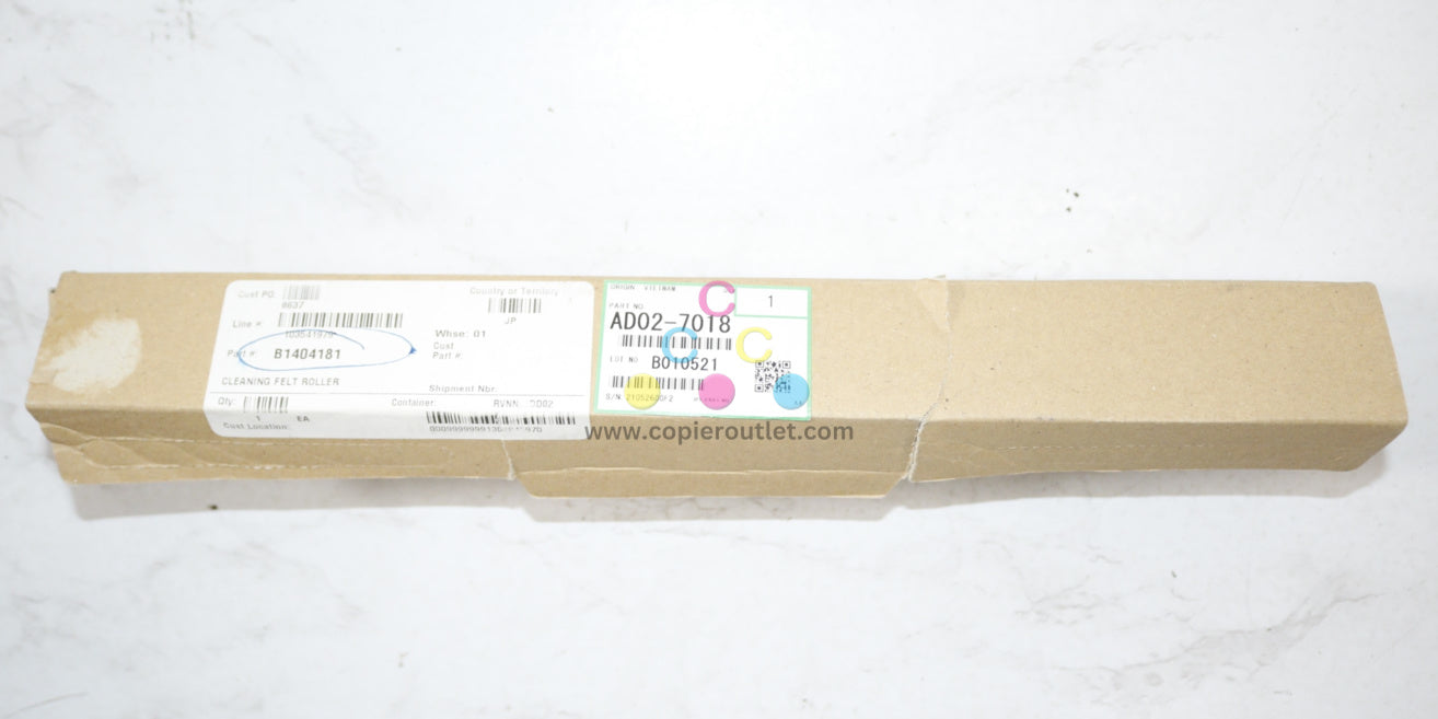 Open New OEM Ricoh MP2500, 2510, 2550, 2851 Charge Roller AD02-7018, AD027018