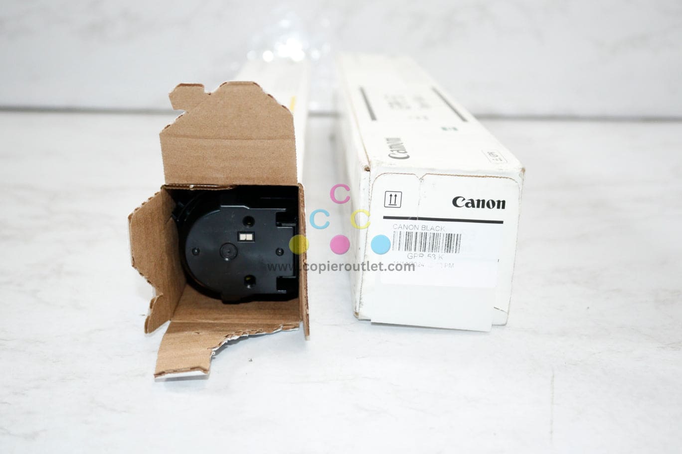 2 OEM Canon iRA C3325,C3330,C3525,C3530 Toners GPR-53Y, GPR-53K (Open Yellow)