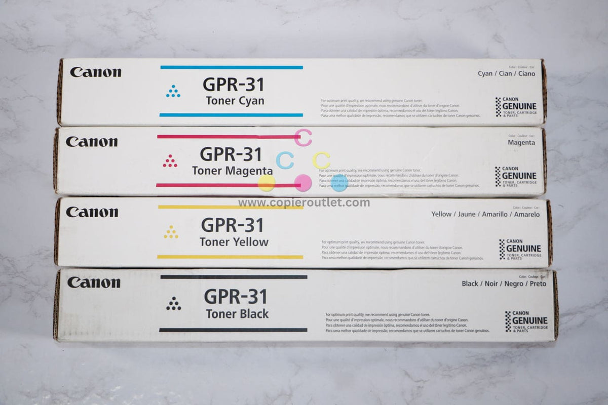 C5035 Cosmetic Genuine Canon GPR-31 CMYK Toner Cartridge iR AD C5030/C5035/C