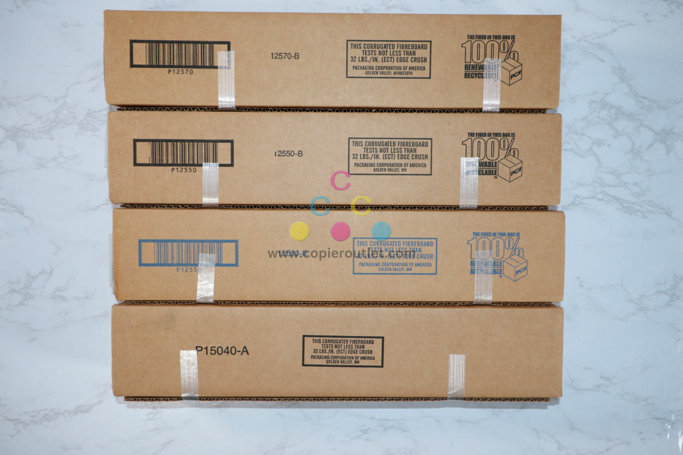 4 OEM Toshiba eSTUDIO2555C,3055C,3555C,4555C CKKK Toners T-FC50U-C,T-FC50U-K