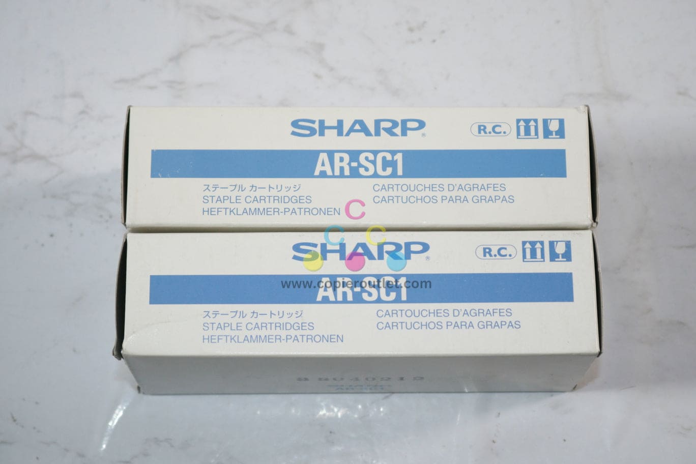 2 New OEM Sharp AR235,AR275,ARC160,ARC270 Staple Cartridges AR-SC1 / NO.300S