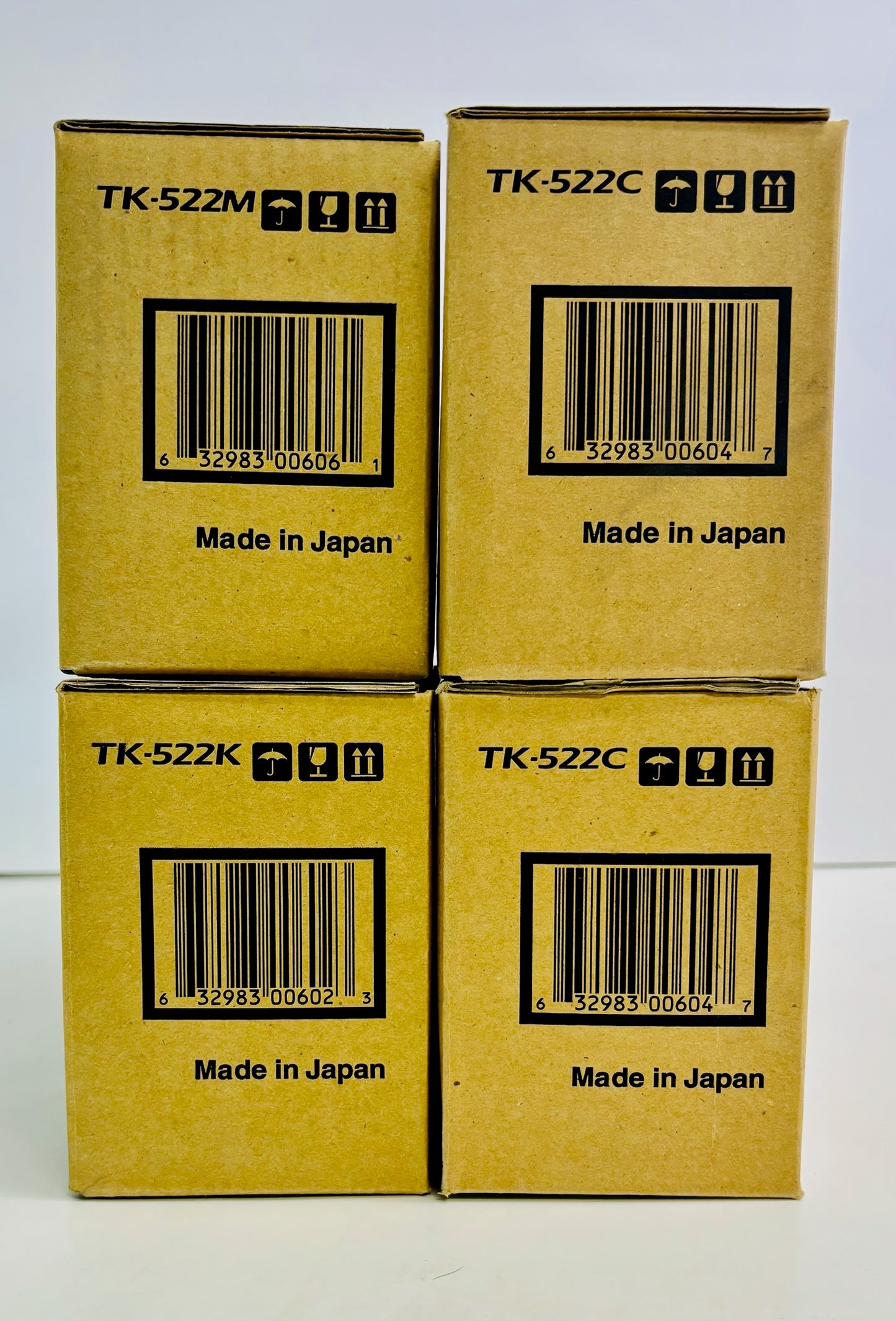 4 Genuine Kyocera FS-C5015,FS-C5015N,FS-C5030 Toner Cartridges CCMK TK-522