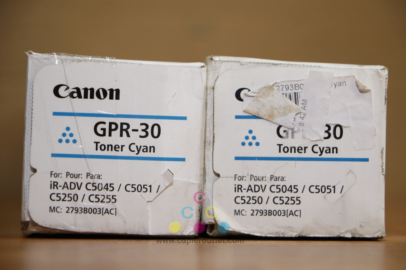 Cosmetic Canon GPR-30 2 Cyan Toner Cartridges iR ADV C5045 C5051 C5255 Same Day!