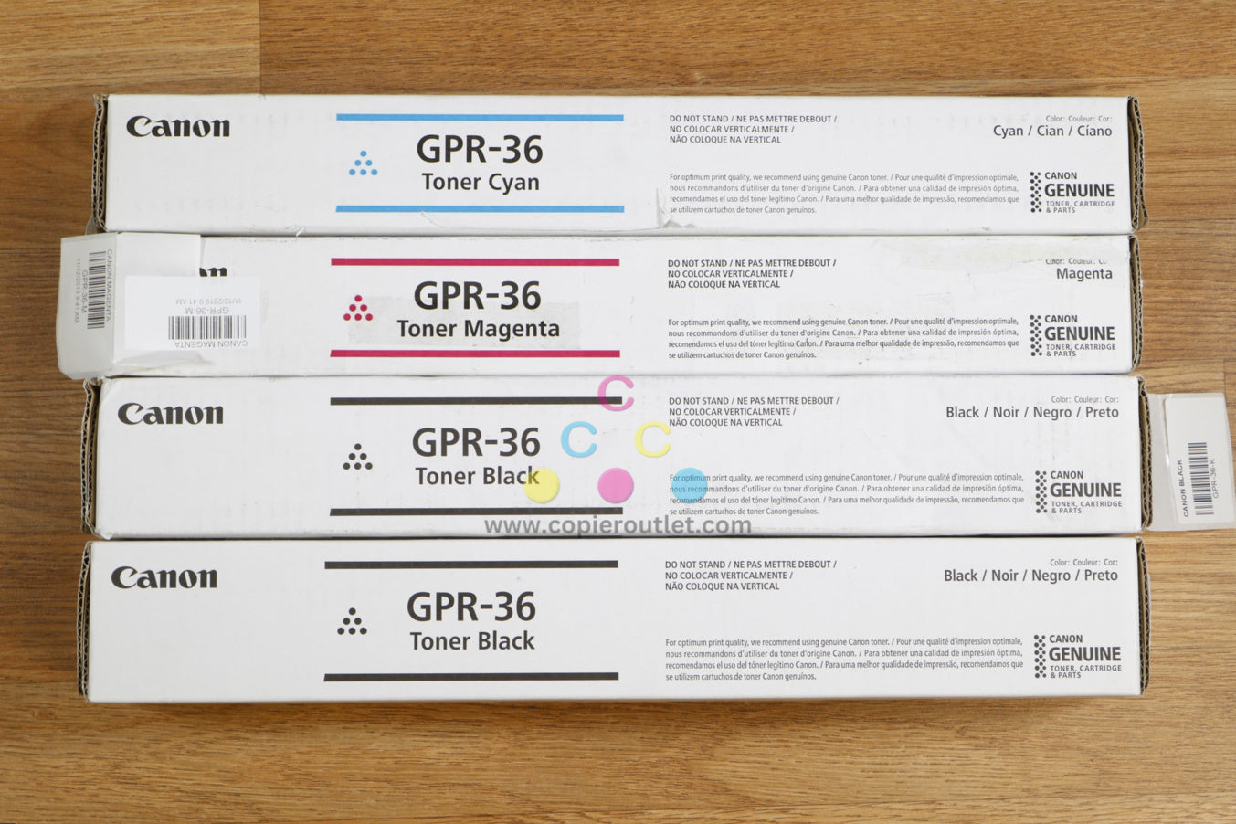 Cosmetic Canon GPR-36 CMKK Toner Carts iR C2020 C2025 C2030 C2220 C2225 C2230 !!