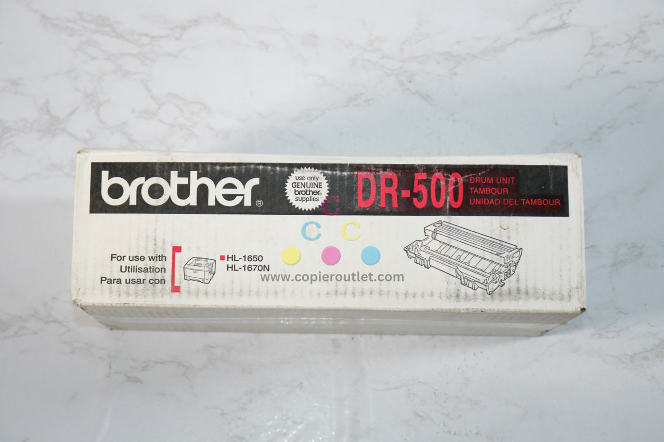 Open OEM Brother DCP-8020,DCP-8025,HL-1650,HL-1850 Black Drum Unit DR-500/DR500