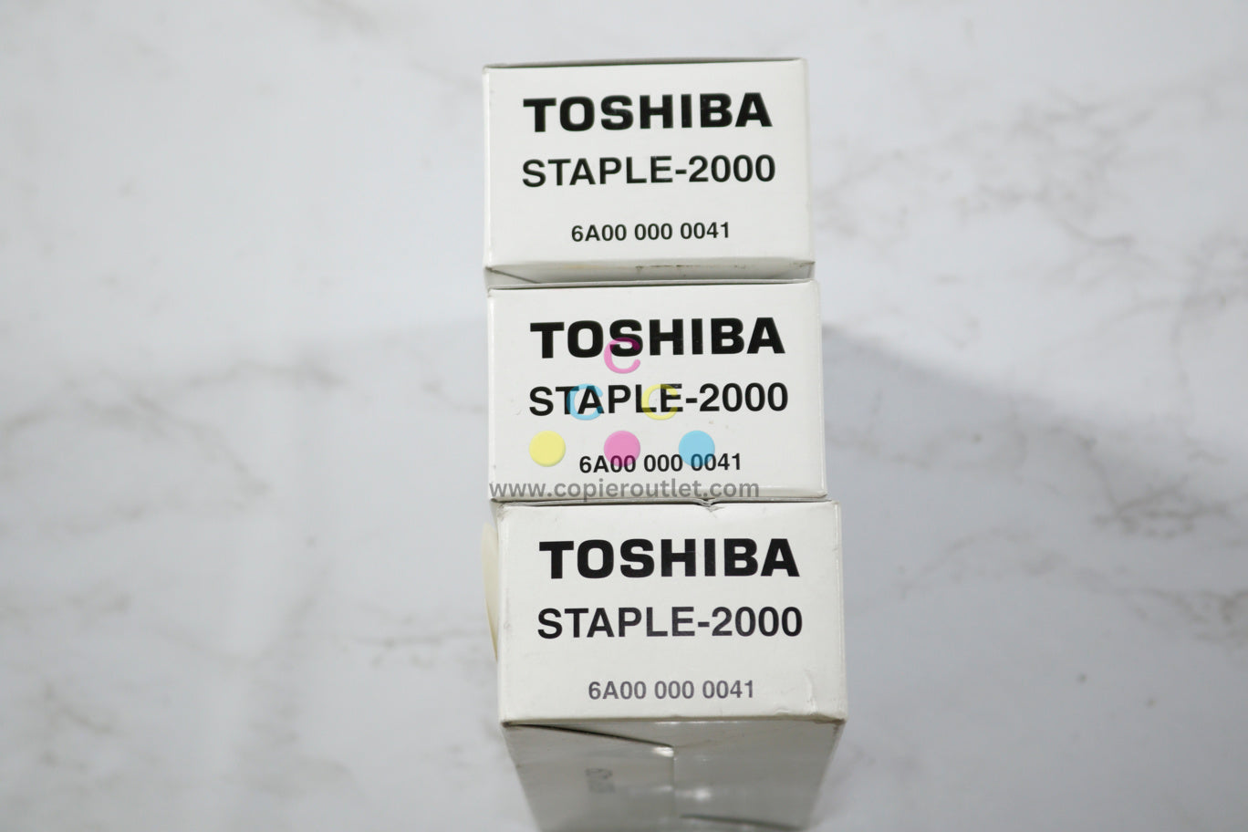 3 New OEM Toshiba E Studio 202L,230,232,2330C STAPLE-2000 Cartridges, NO.502C-T