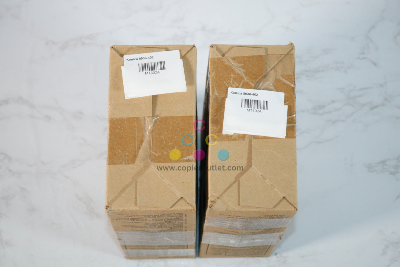 2 OEM Konica Minolta DI200,250,251 Black MT Toners 302A, 8936-402 (4 Bottles in Total)