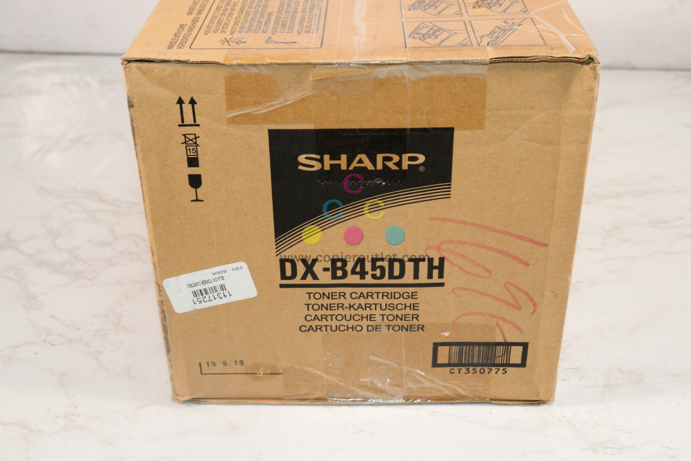 OEM Sharp DX-B450P Black Toner Cartridge DX-B45DTH Same Day Shipping!!