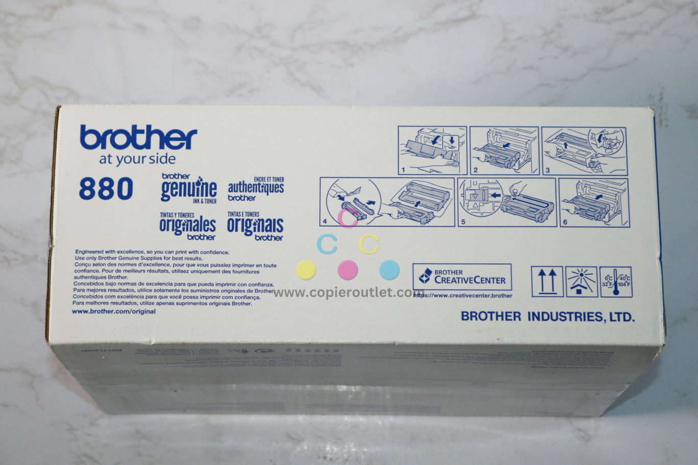 New OEM Brother HL-L6200DW, HL-L6250DW Super High-Yield Black Toner TN880