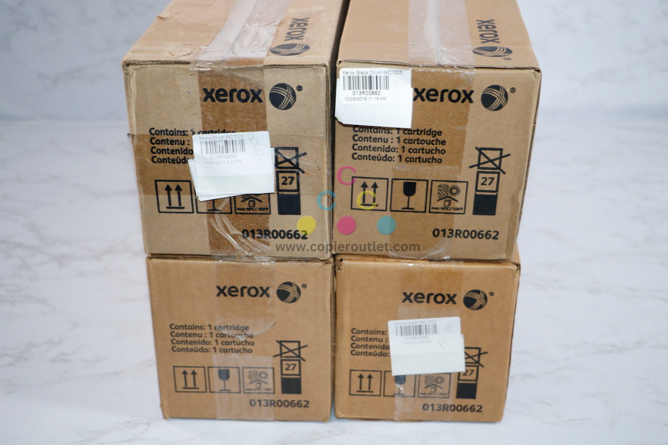 4 New Cosmetic Xerox WorkCentre 7525,7530,7535,7545,7556,7830 Drums 013R00662