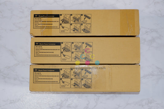 3 Compatible Konica BHC550i,C450i,C360i,C300i,C250i Waste Toner Boxes WX-107