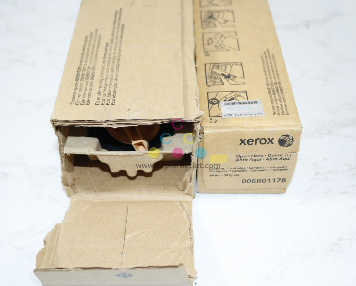 2 OEM Xerox WorkCentre 7228,7235,7245,7328 CY Toners 006R01176, 006R01178 (Open Cyan)