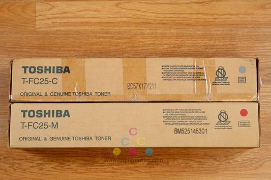 Cosmetic OEM Toshiba T-FC25 CM Toner Carts eSTUDIO 2040C 2540C 3040C 3540C 4540C