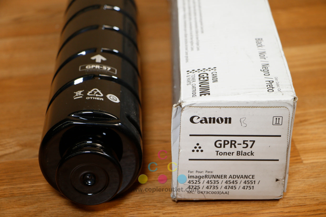 Open/Cosmetic Canon GPR-57 Black Toner Cart iR ADV 4525 4535 4545 4551 4725 4735