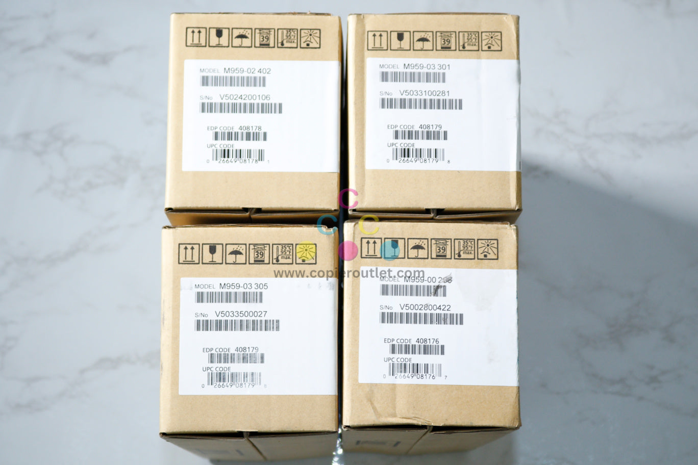 4 OEM Ricoh SP C360HA MYYK High Capacity Toners 408176,408178,408179