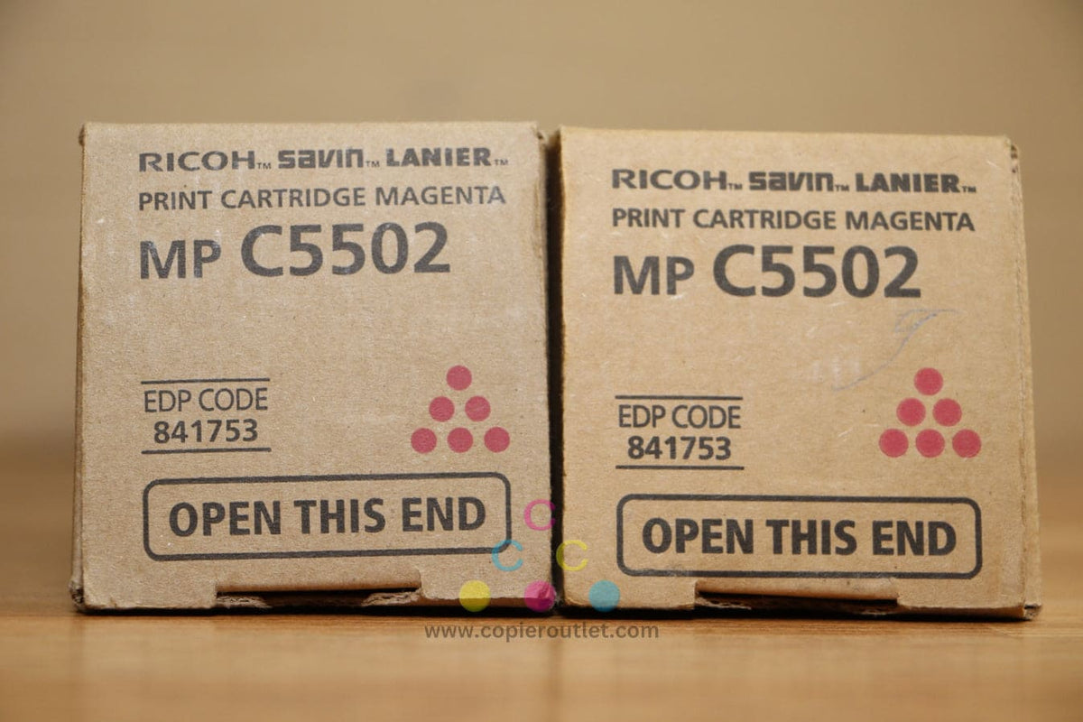 Genuine Ricoh Genuine Ricoh MP C5502 MM Toner Cartridges Aficio MP C4502 MP C4502A M