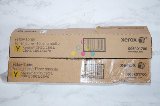 2 Open OEM Xerox Altalink C8030,C8035,C8045,C8055,C8070 Yellow Toners 006R01700