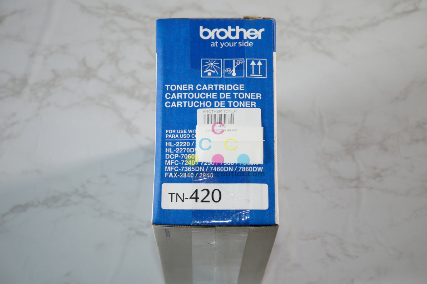 New OEM Brother DCP-7060D, DCP-7065DN, HL-222 Black Toner TN-420 / TN420