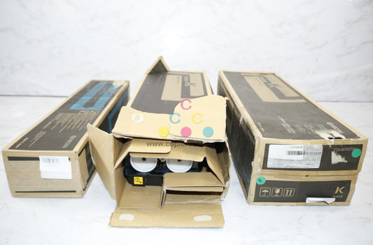 3 OEM Kyocera TASKalfa 6550ci/6551ci/7550ci CKK Toners TK-8707C TK-8707K Same Day Ship