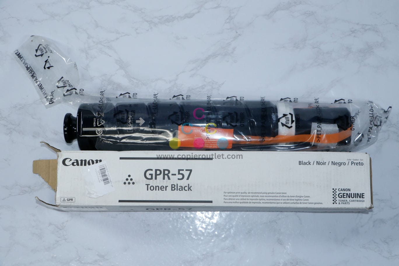 AAATONER 1pc Toner Chip Replacement For Canon GPR-57 / IR Adv 4525/4535/4545/4551 (Mono Black)