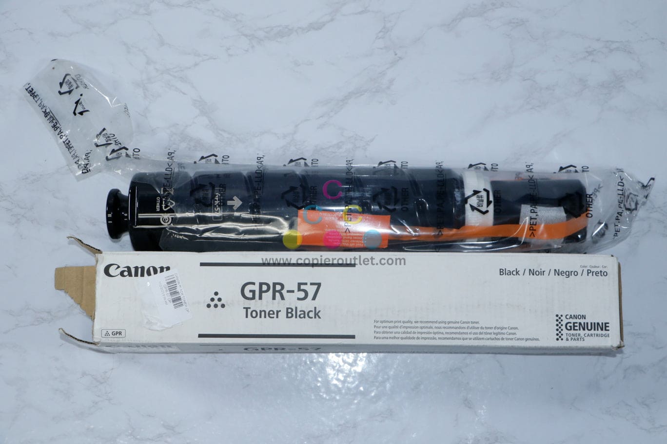 Open Canon GPR-57 Black Toner Cartridge iR ADVANCE 4525/4535/4545/4551/4725/4735