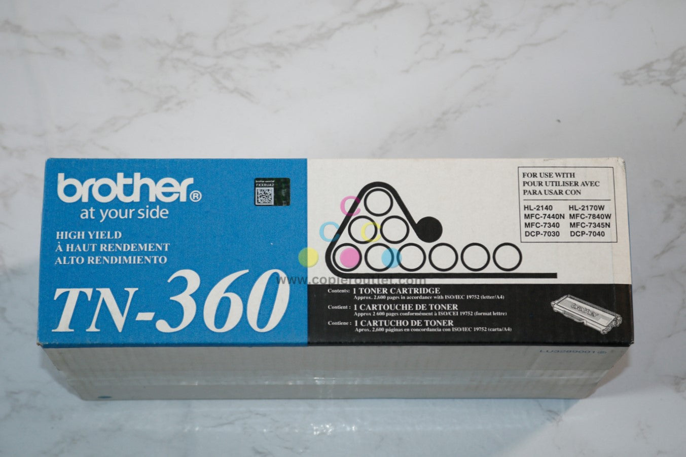 OEM Brother DCP-7030,DCP-7040,HL-2140 Black High-Yield Toner TN-360 / TN360