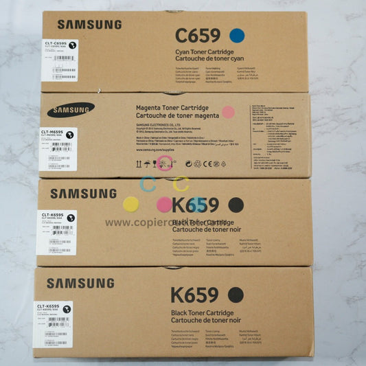 4 OEM Samsung CLX 8640ND,8650ND CMKK Toner CLT-C659S,CLT-M659S,CLT-K659S