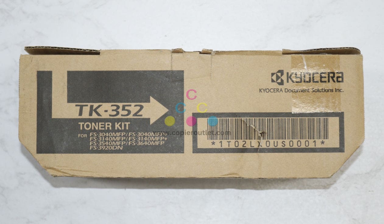 OEM Kyocera FS-3040MFP,FS-3140MFP,FS-3920DN Black Toner TK-352, 1T02LX0US0