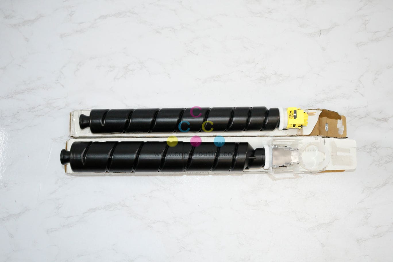 2 Open OEM Kyocera TASKalfa 5052ci,5053ci,6052ci,6053ci Toners TK-8517Y,TK-8517K
