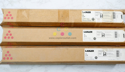 3 New OEM Lanier LD425c,LD430c,DSc530 Magenta Toner Cartridge 884976