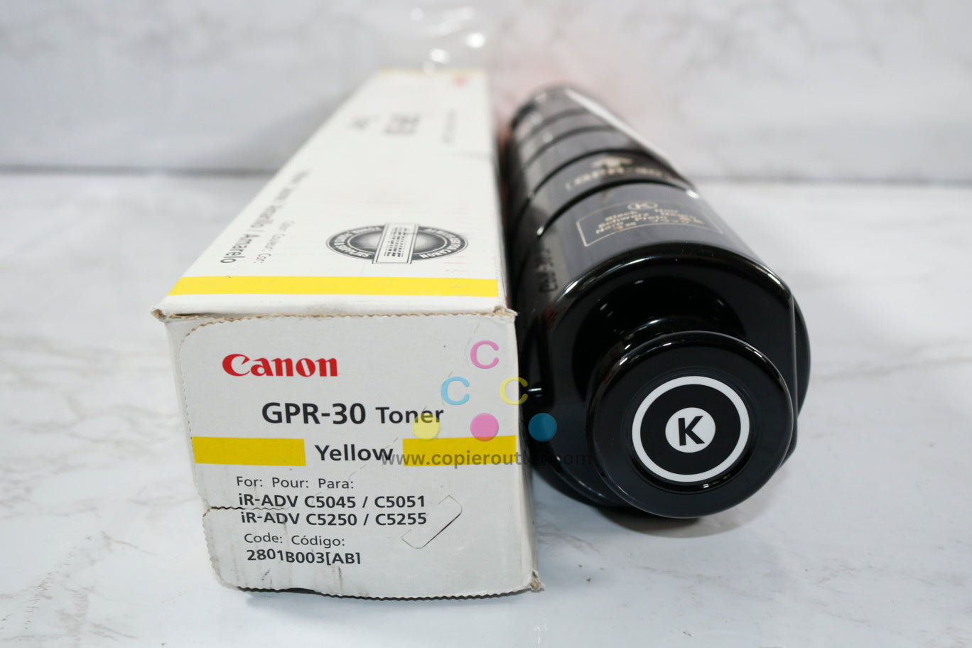 2  OEM Canon iRUN ADV C5045,C5051,C5250,C5255 GPR-30Y and GPR-30K Toners