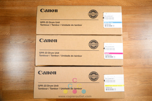 Genuine Canon GPR-23 CMY Drum Units iRUNNER C2550 C2880 C3080 C3380 C3480 C3580!
