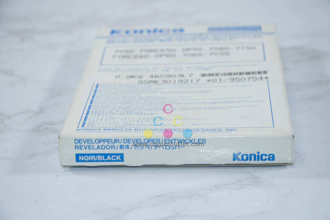 Genuine Konica Minolta 950754 Black Developer For Konica 7050/FORCE50/DP50/7060/7150