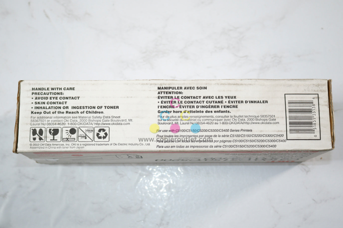 OEM OKI C5100N,C5150N,C5200N Magenta High Capacity Toner 42127402, Type C6