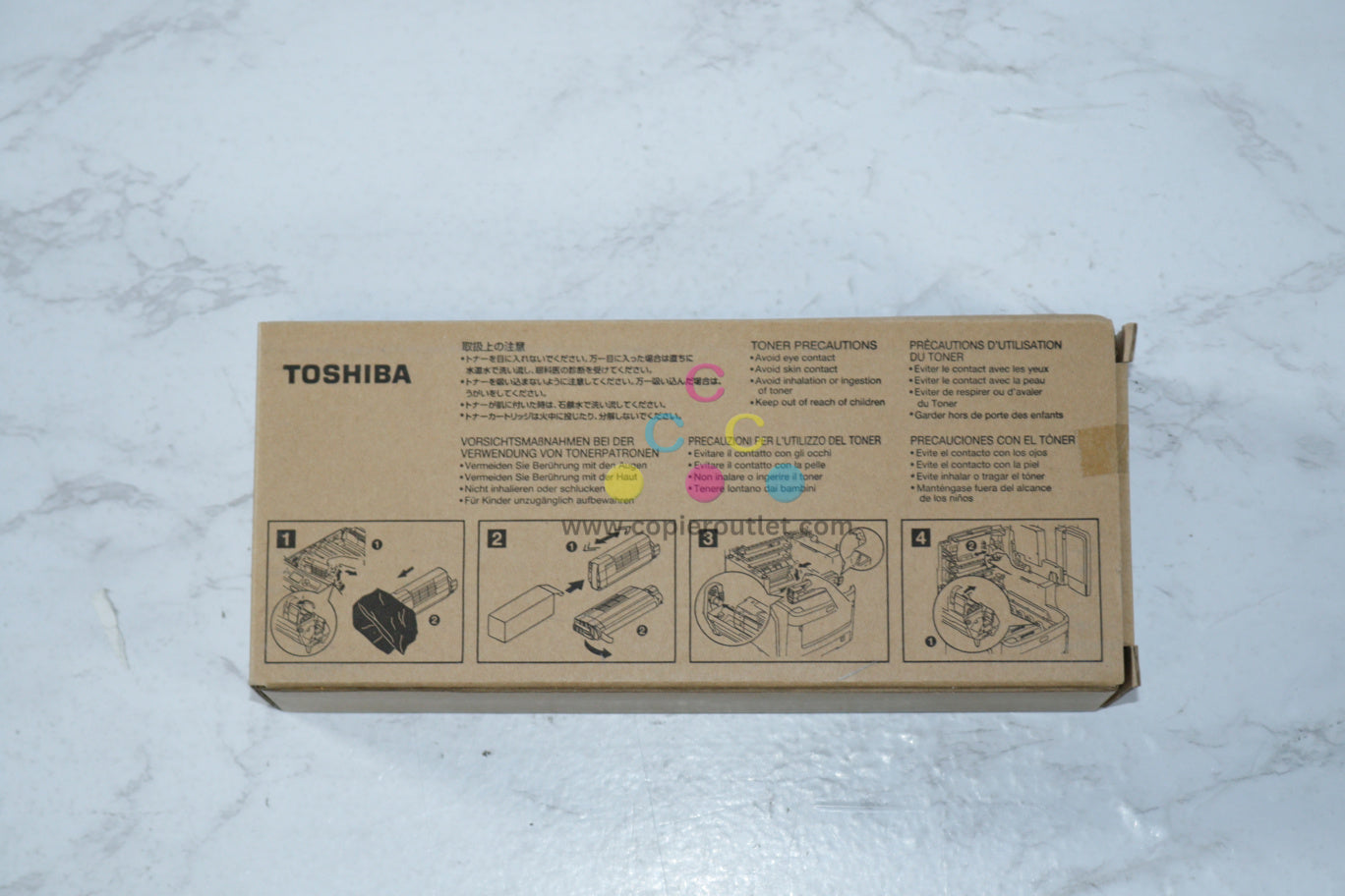 New OEM Toshiba e-Studio 287CS,347CS,407CS Yellow Toner T-FC34U-Y, TFC34UY